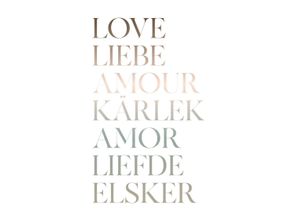 8714597611083 - Poster REINDERS Liebe Bilder Gr B H T 20 cm x 30 cm x 16 cm schwarz (schwarz weiß) Poster