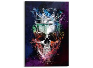 8714597623642 - Deco-Panel REINDERS Skull Crown bunt (farbe bild(er) bunt) B60cm H90cm T2cm Holzwerkstoff Bilder