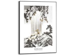 8714597626223 - Poster REINDERS Hokusai Bilder Gr B H T 50 cm x 70 cm x 16 cm schwarz (schwarz weiß) Poster