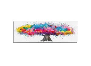 8714597626445 - Deco-Panel REINDERS Bunter Baum Bilder Gr B H T 156 cm x 52 cm x 2 cm bunt Kunstdrucke