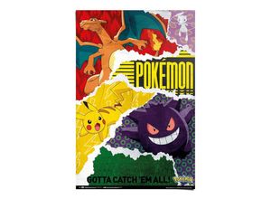 8714597635898 - Poster REINDERS Pokemon - gotta catch em all Bilder Gr B H T 61 cm x 915 cm x 01 cm bunt Poster