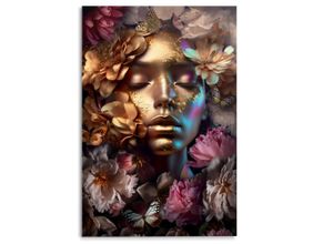 8714597636413 - Glasbild GOLDEN DREAM (BHT 78x116x120 cm) BHT 78x116x120 cm bunt Acrylglasbild