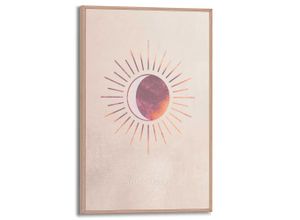 8714597636697 - Wandbild REINDERS Sun & Moon Bilder Gr B H T 20 cm x 30 cm x 16 cm braun Kunstdrucke