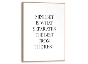 8714597636727 - Wandbild REINDERS Mindset Bilder Gr B H T 30 cm x 40 cm x 16 cm schwarz (schwarz weiß) Kunstdrucke