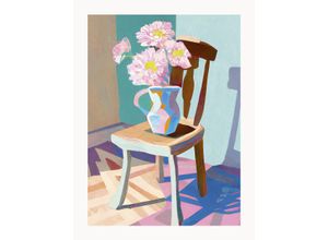 8714597639483 - Wandbild REINDERS Flower Chair Bilder Gr B H T 30 cm x 40 cm x 16 cm bunt Kunstdrucke