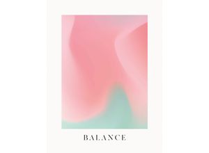 8714597640373 - Wandbild REINDERS Balance Bilder Gr B H T 30 cm x 40 cm x 16 cm rosa Kunstdrucke