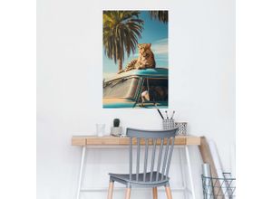 8714597653779 - Poster REINDERS Oldtimer Safari blau (farbe bild(er) blau) B61cm H915cm T01cm Holzwerkstoff Bilder 8714597653779 - Poster REINDERS Oldtimer Safari blau (farbe bild(er) blau) B61cm H915cm T01cm Holzwerkstoff Bilder