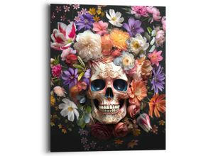 8714597653861 - Bild FLORAL SKULL (BHT 40x50x2 cm)