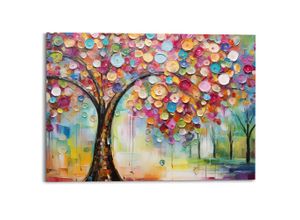 8714597654059 - Deco-Panel REINDERS Life Tree - colourful Bilder Gr B H T 140 cm x 100 cm x 2 cm bunt Kunstdrucke