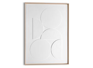 8714597656916 - Wandbild REINDERS Planets Bilder Gr B H T 50 cm x 70 cm x 3 cm weiß Kunstdrucke