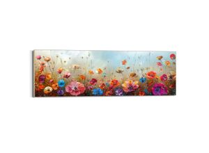 8714597664089 - Wandbild REINDERS Vibrant Field bunt Bilder B H T 52cm x 156cm x 3cm MDF B52cm H156cm T3cm