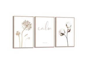 8714597671902 - Poster REINDERS Trockene Blumen beige (farbe bild(er) beige) B20cm H30cm T16cm Bilder 8714597671902 - Poster REINDERS Trockene Blumen beige (farbe bild(er) beige) B20cm H30cm T16cm Bilder