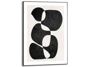 8714597671988 - Poster REINDERS Imagination schwarz (farbe bild(er) schwarz weiß) B50cm H70cm T16cm Bilder Wohnzimmer - Formen - Schwarz-Weiß - MDF - Abstrakt - 50x70 cm