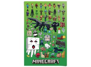 8714597675368 - Poster REINDERS Minecraft - character montage grün (farbe bild(er) grün) B61cm H915cm T01cm Bilder Kinderzimmer - Grün - 150 gr Papier - Games - 61x915 cm 8714597675368 - Poster REINDERS Minecraft - character montage grün (farbe bild(er) grün) B61cm H915cm T01cm Bilder Kinderzimmer - Grün - 150 gr Papier - Games - 61x915 cm