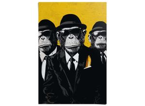 8714597676723 - Poster REINDERS Gangster Brothers schwarz (farbe bild(er) schwarz) B61cm H915cm T01cm Bilder Teenager Zimmer - Schwarz - 150 gr Papier - Tiere - 61x915 cm