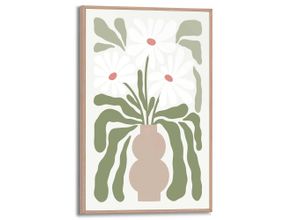 8714597680546 - Poster REINDERS Abstract Flowers grün (farbe bild(er) grün) B20cm H30cm T16cm Bilder