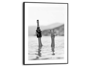 8714597681758 - Poster REINDERS Sea Cheers schwarz-weiß (farbe bild(er) schwarz weiß) B30cm H40cm T16cm Bilder Hobbyraum - Champange - Schwarz-Weiß - MDF - Humor - 30x40 cm 8714597681758 - Poster REINDERS Sea Cheers schwarz-weiß (farbe bild(er) schwarz weiß) B30cm H40cm T16cm Bilder Hobbyraum - Champange - Schwarz-Weiß - MDF - Humor - 30x40 cm