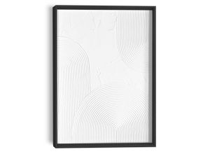 8714597683905 - Wandbild REINDERS Reliefbögen weiß (farbe bild(er) weiß) B30cm H40cm T3cm Bilder Home Office - Weiß - MDF - Abstrakt - 30x40 cm