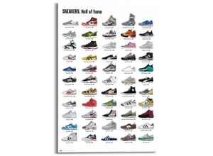 8714597685497 - Deco-Panel REINDERS Sneaker-Kollektion bunt (farbe bild(er) mehrfarbig) B60cm H90cm T2cm Bilder Hobbyraum - Mehrfarbig - MDF - Fashion - 60x90 cm