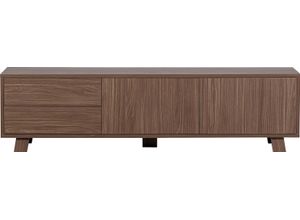 8714713165179 - TV-Schrank WOOOD Seppe Tv-Meubel Noten Schränke Gr B H T 160 cm x 42 cm x 44 cm braun TV-Sideboards