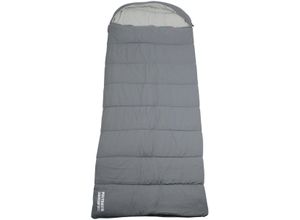 8714736924623 - Deckenschlafsack POLYDAUN Albatros Schlafsack mit Kapuze Schlafsäcke Gr B L 80 cm x 215 cm umlaufender Reißverschluss grau (antrazit) Deckenschlafsäcke