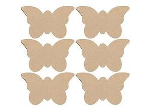 8714772162416 - MDF-Schmetterlinge 14 cm 6 Stück