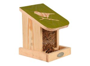 8714982190674 - Best For Birds - Futtersilo aus Holz mit Aufdruck