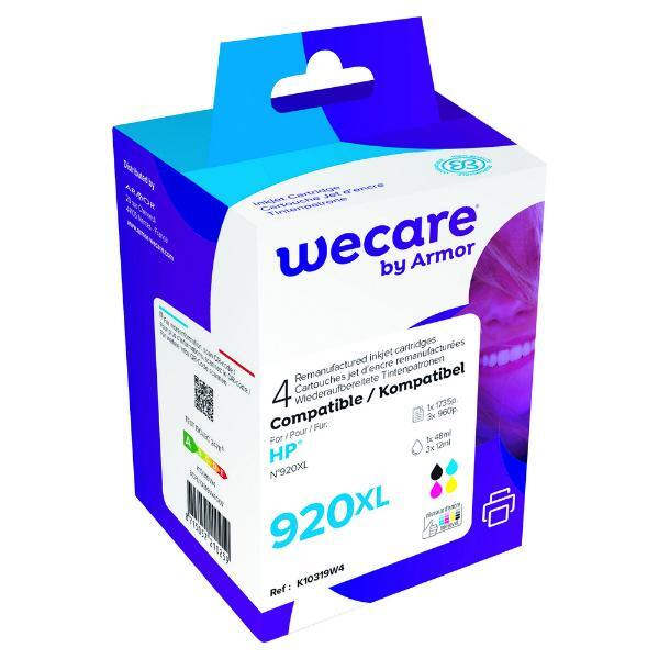 8715057210259 - WeCare Tintenpatrone komp mit 920XLC2N92AE Inhalt 48ml 4 Farben 8715057210259 HP