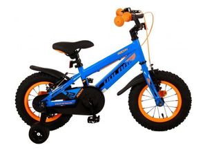 8715347211263 - Volare Rocky Kinderfahrrad - Jungen - 12 Zoll - Blau - Zwei Handbremsen