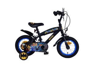 8715347211317 - Kinderfahrrad Batman für Jungen 12 Zoll Kinderrad in Schwarz Fahrrad