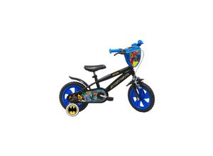 8715347211386 - Kinderfahrrad Batman für Jungen 12 Zoll Kinderrad in Schwarz Fahrrad