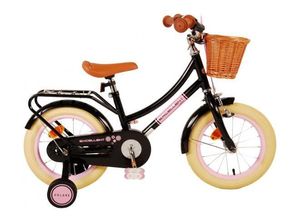 8715347211461 - Kinderfahrrad Excellent für Mädchen 14 Zoll Kinderrad Schwarz Fahrrad