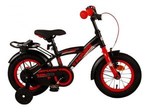 8715347211720 - Kinderfahrrad Thombike für Jungen 12 Zoll Kinderrad in Schwarz Rot