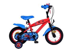 8715347212857 - Kinderfahrrad Ultimate Spider-Man Jungen 12 Zoll Kinderrad in Blau Rot