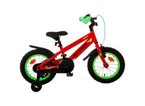 8715347213236 - Kinderfahrrad Rocky für Jungen 14 Zoll Kinderrad in Rot Fahrrad