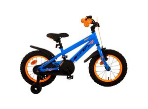 8715347213250 - Kinderfahrrad Rocky für Jungen 14 Zoll Kinderrad in Blau Fahrrad