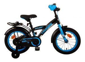 8715347213700 - Kinderfahrrad Thombike für Jungen 14 Zoll Kinderrad in Schwarz Blau