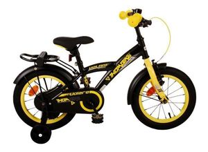 8715347213762 - Kinderfahrrad Thombike für Jungen 14 Zoll Kinderrad in Schwarz Gelb