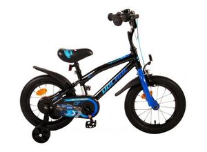 8715347213809 - Kinderfahrrad Super GT für Jungen 14 Zoll Kinderrad in Blau Fahrrad