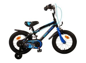 8715347213816 - Volare Super GT Kinderfahrrad - Jungen - 14 Zoll - Blau - Zweihandbremsen