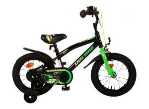 8715347213823 - Kinderfahrrad Super GT für Jungen 14 Zoll Kinderrad in Grün Fahrrad