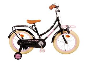 8715347213861 - Volare Excellent Kinderfahrrad - Mädchen - 16 Zoll - Schwarz - 95% montiert