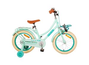 8715347213878 - Volare Excellent Kinderfahrrad - Mädchen - 16 Zoll - Grün - 95% montiert