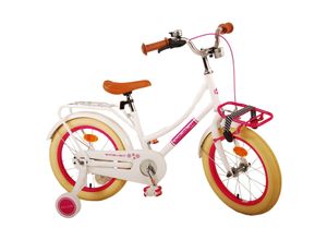 8715347213892 - Volare Excellent Kinderfahrrad - Mädchen - 16 Zoll - Weiß - 95% montiert