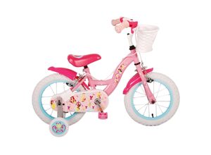 8715347214158 - Kinderfahrrad Disney Princess für Mädchen 14 Zoll Kinderrad in Rosa