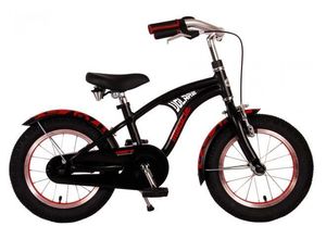 8715347214851 - Volare Miracle Cruiser Kinderfahrrad - Jungen - 14 Zoll - Mattschwarz - Prime Collection