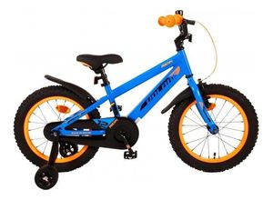 8715347215254 - Kinderfahrrad Rocky Fahrrad für Jungen 16 Zoll Kinderrad in Blau