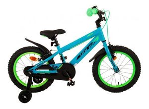 8715347215285 - Volare Rocky Kinderfahrrad - Jungen - 16 Zoll - Grün - Zwei Handbremsen