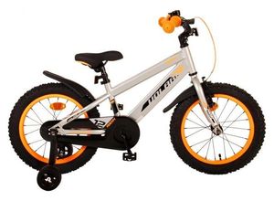 8715347215292 - Kinderfahrrad Rocky Fahrrad für Jungen 16 Zoll Kinderrad in Grau