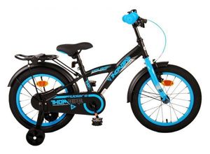 8715347215407 - Volare Thombike Kinderfahrrad - Jungen - 16 Zoll - Schwarz Blau